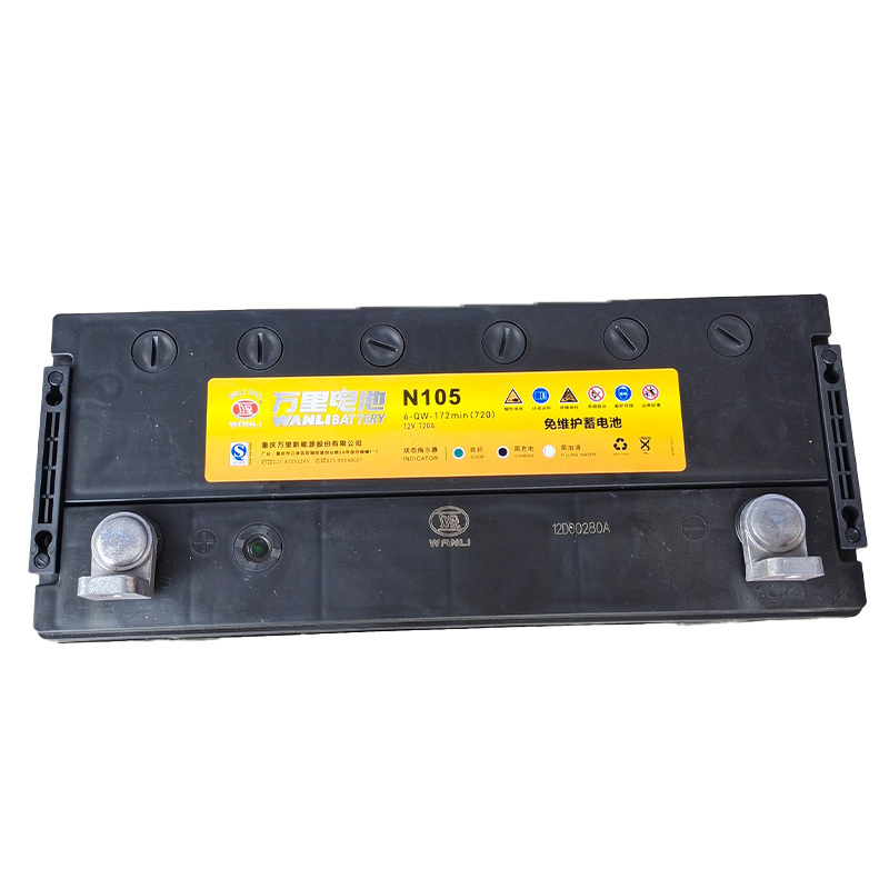万里 WANLI免维护系列蓄电池6-QW-172min(720)12v 720A（N105）