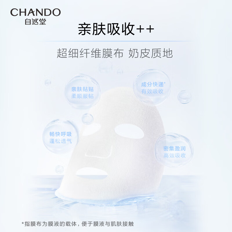 自然堂(CHANDO) 塑颜两步曲面膜(1.5mL+26mL)*5PCS高清大图