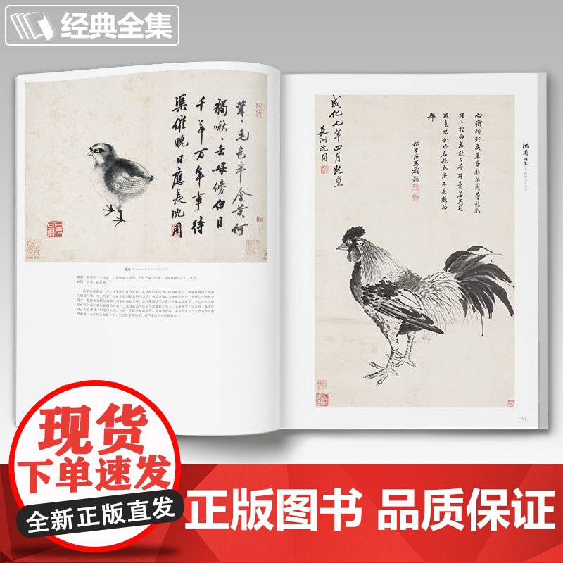 沈周画集 山水画册页 8开大临摹范本书籍 中国画入门教材 写意花sh高清大图