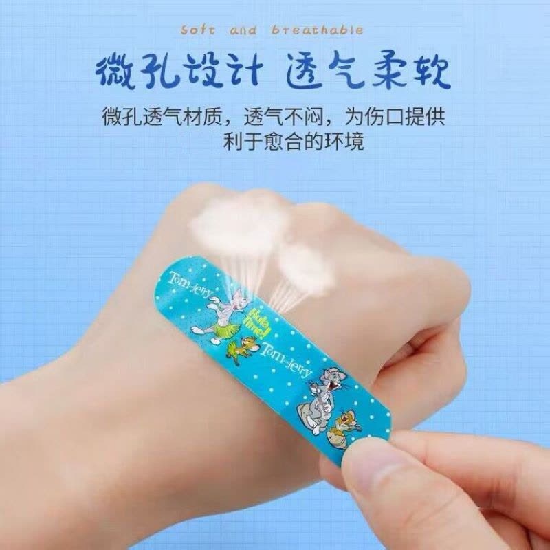 海氏海诺 8片装组合卡通款随身便携创口贴防水透气后跟防磨脚一次性创可贴胶带图片