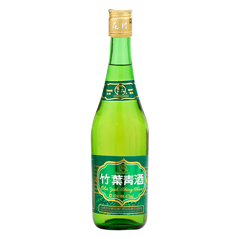 汾酒 竹叶青玻竹 38度 475ml 单瓶装 清香型白酒