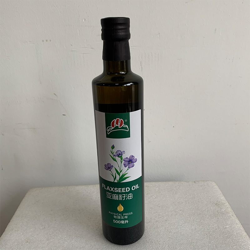 【江苏扶贫】【财政集采】【沭阳】沭水花乡龙阳亚麻籽油500mL*4