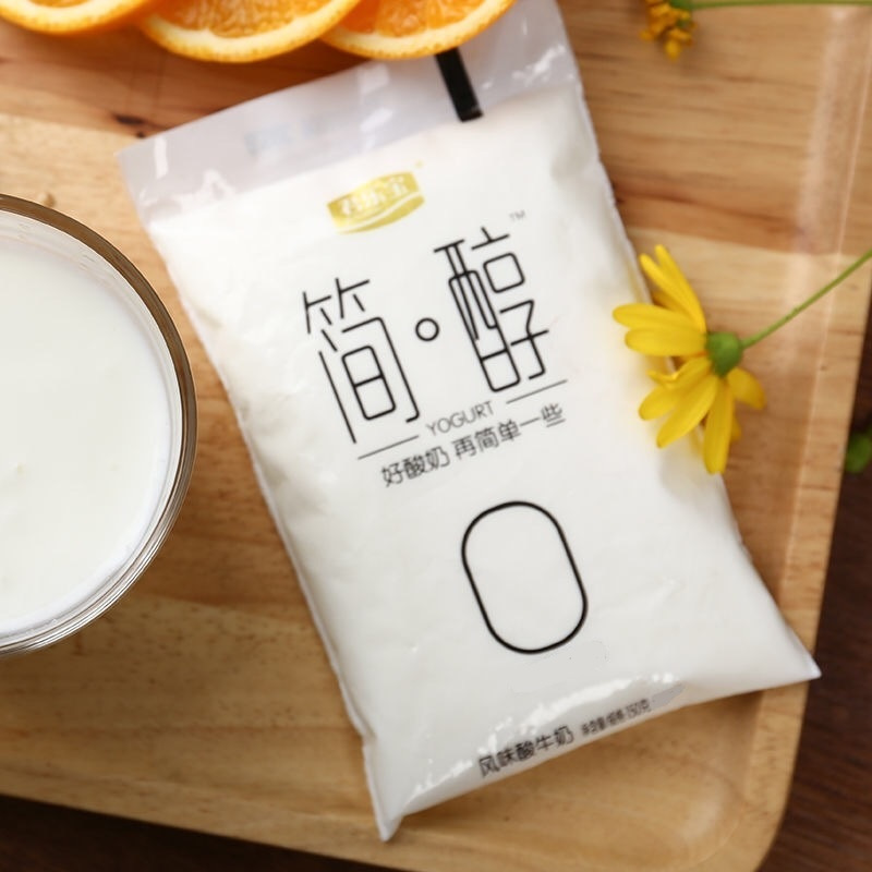 君乐宝(JUNLEBAO)简醇原味低温冷藏酸奶150g*9袋