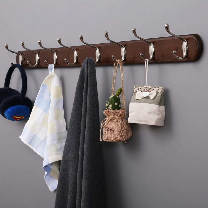 纳丽雅挂衣钩挂衣架墙上挂衣架壁挂门上衣帽钩墙壁衣服玄关壁挂欧式门
