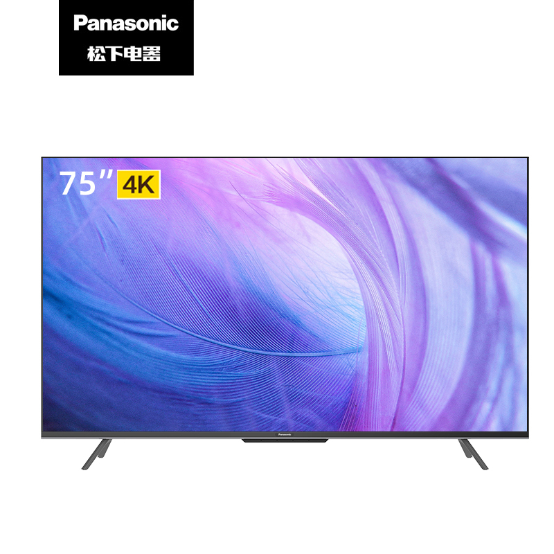 松下 TH-75LX580CP 75英寸 4K超高清 全面屏 双频WiFi 智能网络 语音 平板电视 3+64G 新品