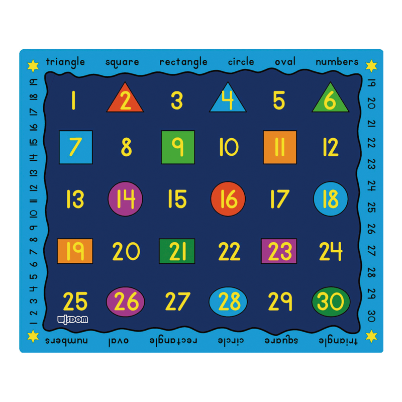 数字形状地毯 数字形状地毯