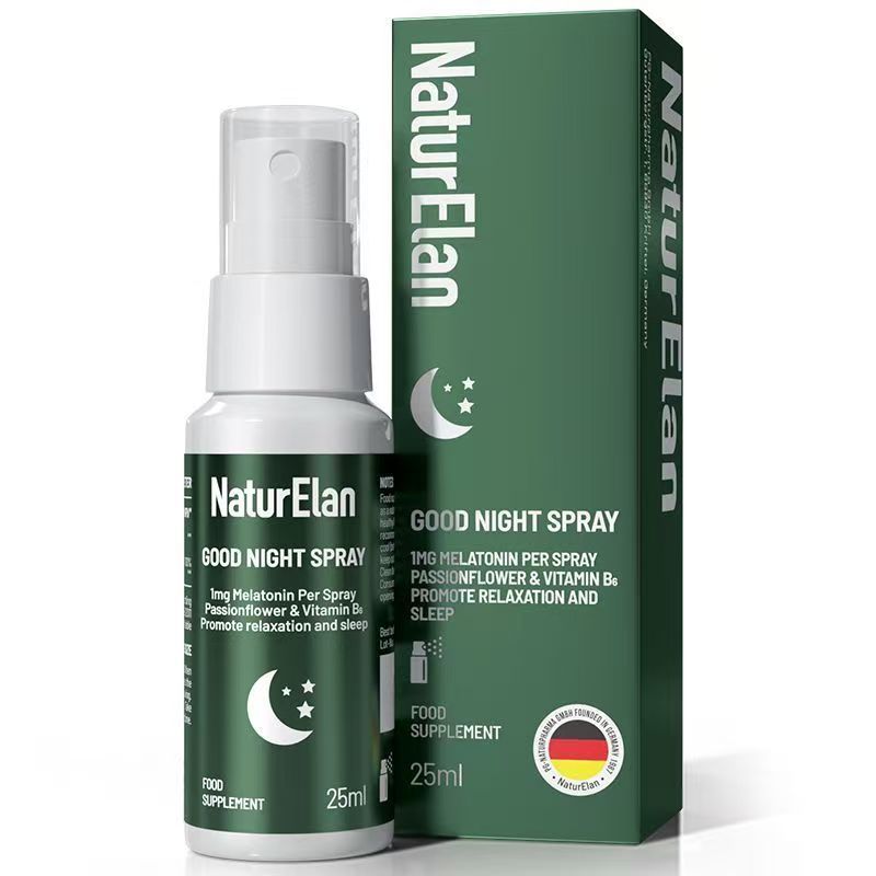 德国进口呐兔NaturElan睡眠褪黑素25ml 安睡深度睡眠口服喷雾效期26.8