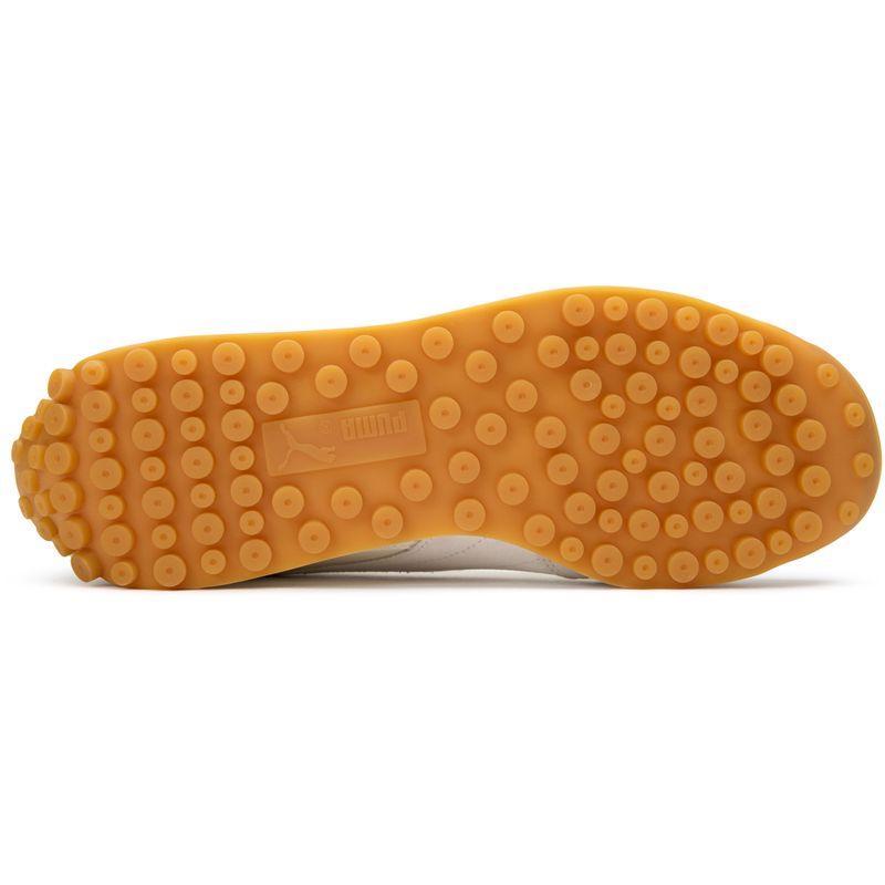 彪马(Puma)男款复古跑鞋舒适休闲运动鞋白色织物橡胶底 lace-up c