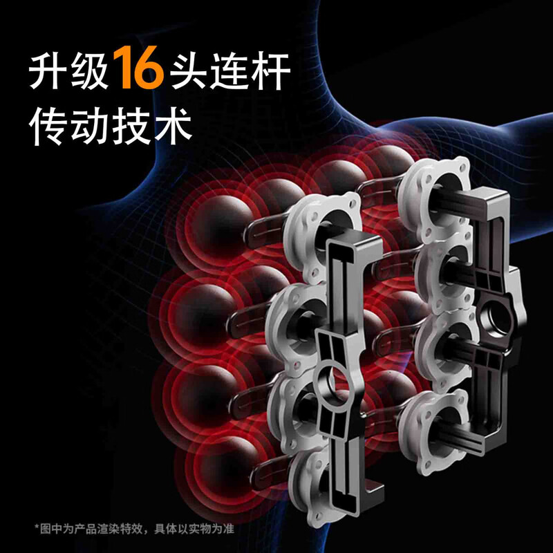 WayourCare智能肩颈按摩器WY-08多功能热敷揉捏舒缓颈椎疲劳设计轻便便携高清大图