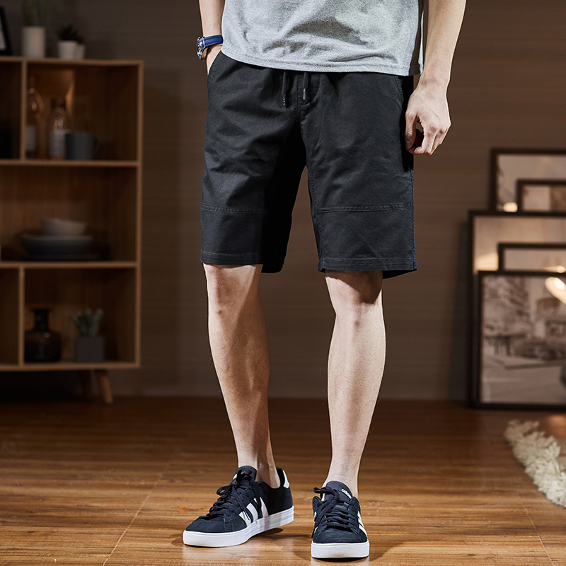 1件5折价999元唐狮新春夏休闲短裤男潮牌in男士短裤外穿夏季五分裤