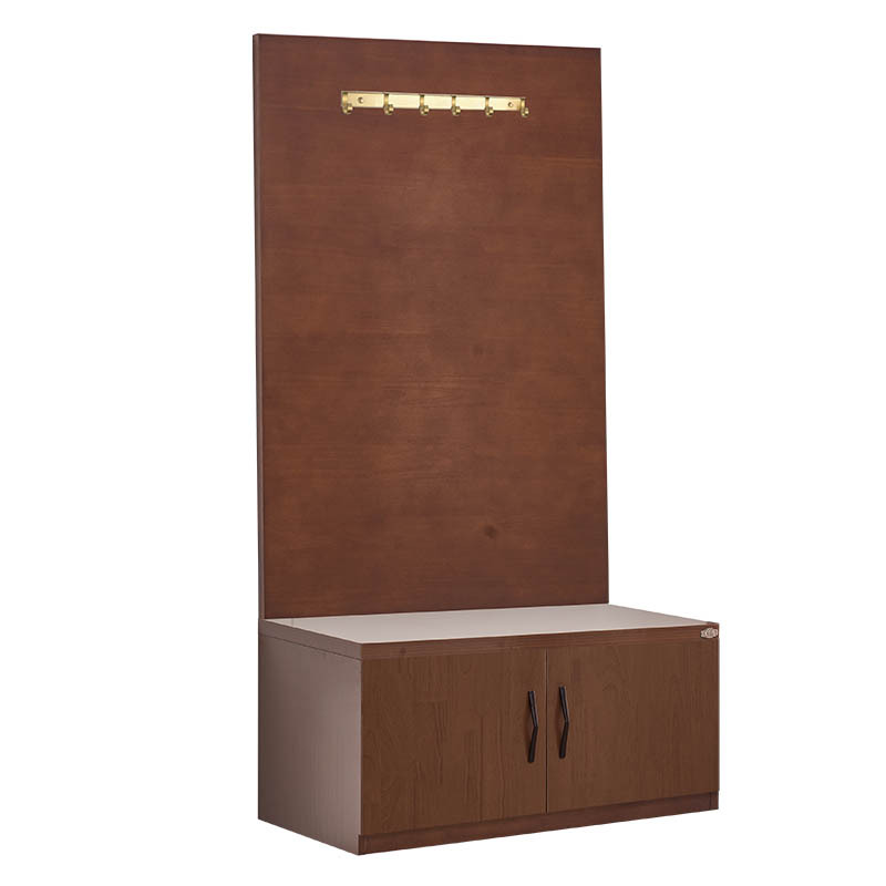 广亿隆橡木鞋柜带挂衣板行李柜组合柜颜色可定制80*40*190cmWH-XLG819#T/套 颜色可定制80*40*190cmWH-XLG819#T/套