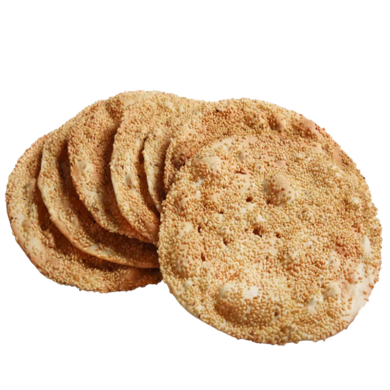 山东特产烧饼香酥芝麻饼糕点500g薄脆吊炉茶点零食山药茯苓味包邮