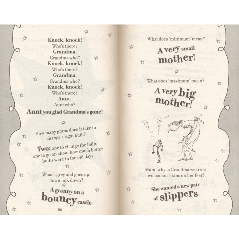 罗尔德欢乐笑话集 [正版]Roald Dahl’s Marvellous Joke Book 罗尔德·达尔爆笑笑话集3册