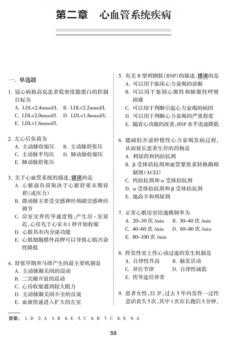 [正版]内科学副主任医师考试书人卫版普通内科学习题集冲刺押题试卷主任医师正高副高职称考试指导用书练习题历年真题试卷大内科高清大图