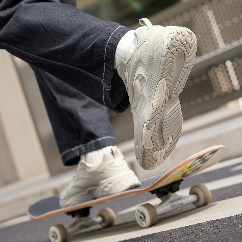 锦程丨361°男鞋新款透气鞋子百搭休闲鞋厚底运动鞋板鞋高清大图