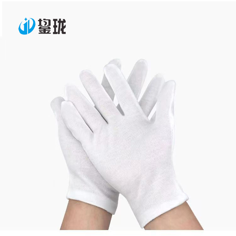 鋆珑 纯棉加厚白手套 均码 双