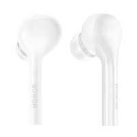 荣耀（Honor）FlyPods 青春版 苹果Apple/安卓通用立体声半入耳式蓝牙智能无线充电 触控运动跑步 铃兰白
