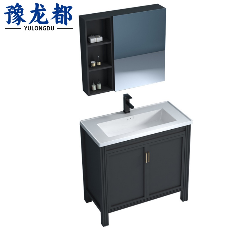 豫龙都 陶瓷洗手盆 81cm 套高清大图