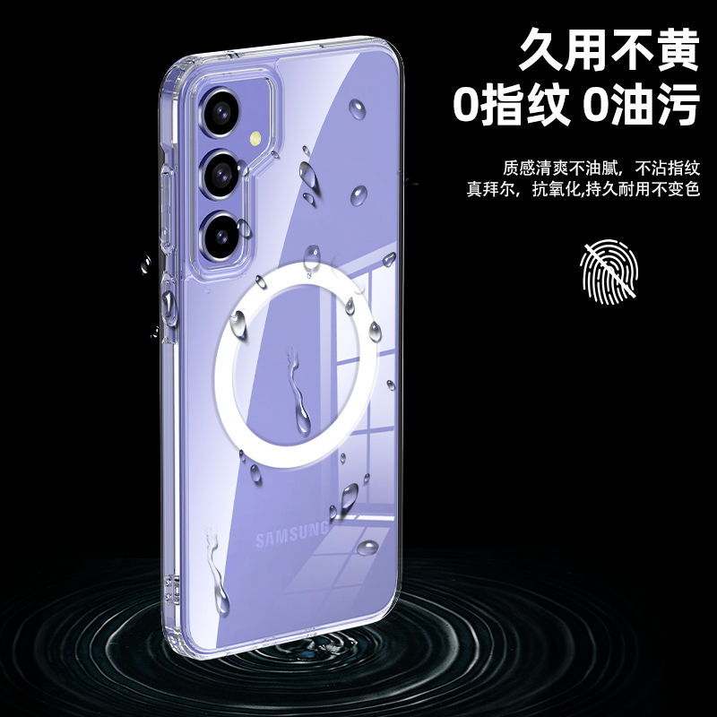 KONEL三星A55新品磨砂保护套超薄玻璃透明A55全包防摔硅胶软壳保护套