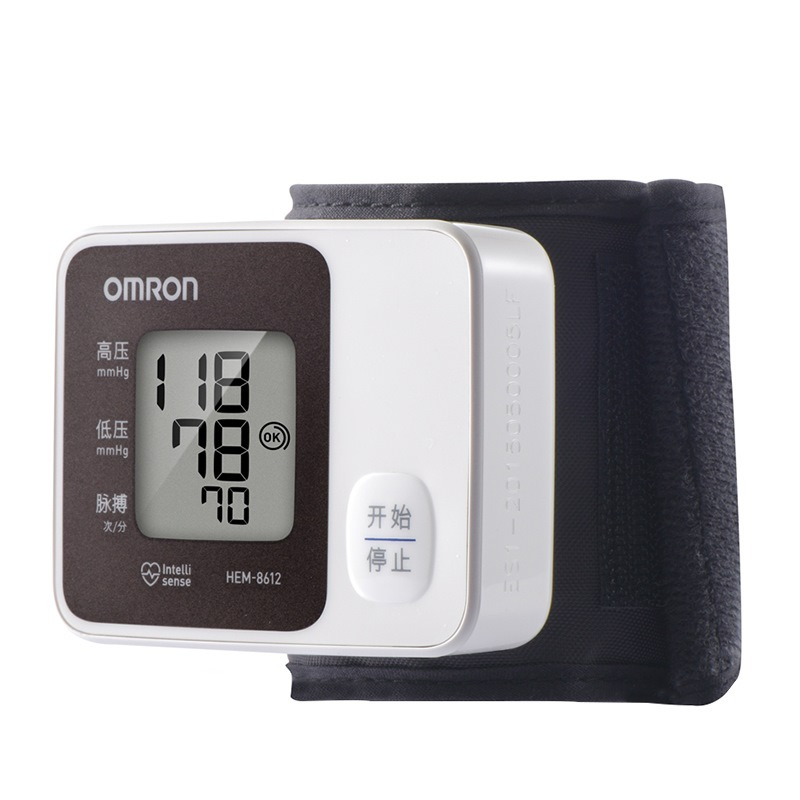 欧姆龙(OMRON) 电子血压计 家用智能手腕式 HEM-8612