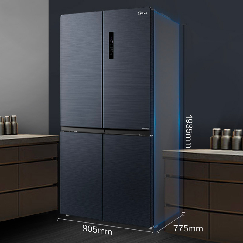 美的(Midea)652升 十字门冰箱 高端系列 智能杀菌一级能效 BCD-652WSPZM(E)