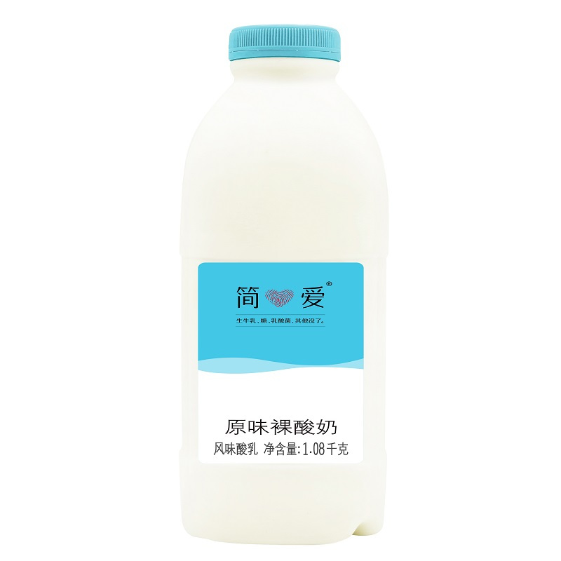 简爱原味裸酸奶(家庭装)1.08kg