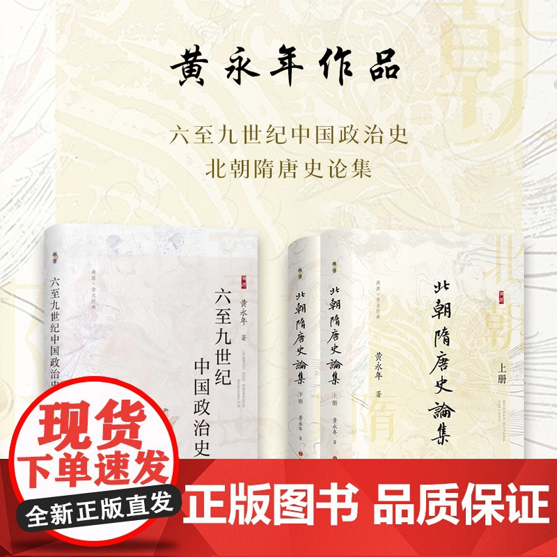 套装2种 黄永年作品 六至九世纪中国政治史 北朝隋唐史论集高清大图
