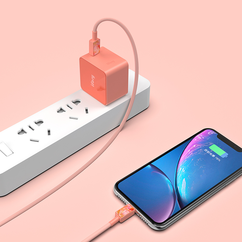 安福瑞ifory 18W充电器PD快充充电头TypeC接口适用iPhone11/8plus/x/xr支持苹果12 橙色