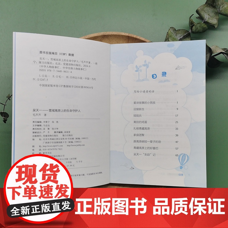 正版 吴天一 雪域高原上的生命守护人 记录中华先锋人物故事汇 毛芦芦著 儿童文学书籍 6-10岁励志美文故事小学生课高清大图