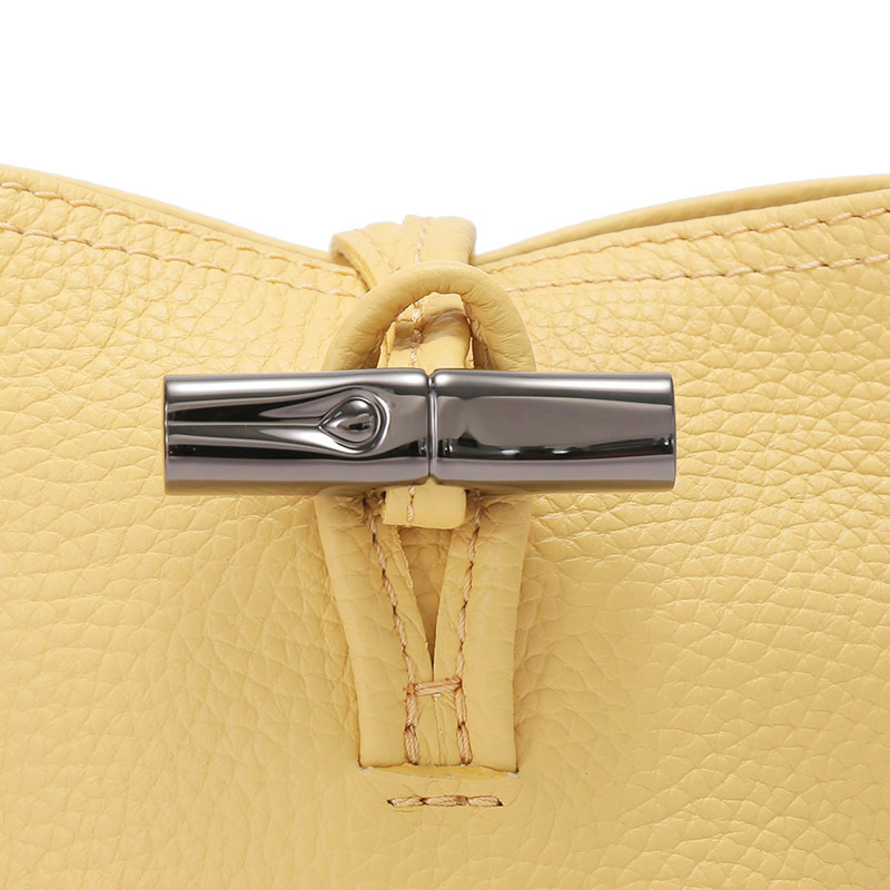 珑骧longchamp女士roseau系列牛皮单肩斜挎包竹节包10207968