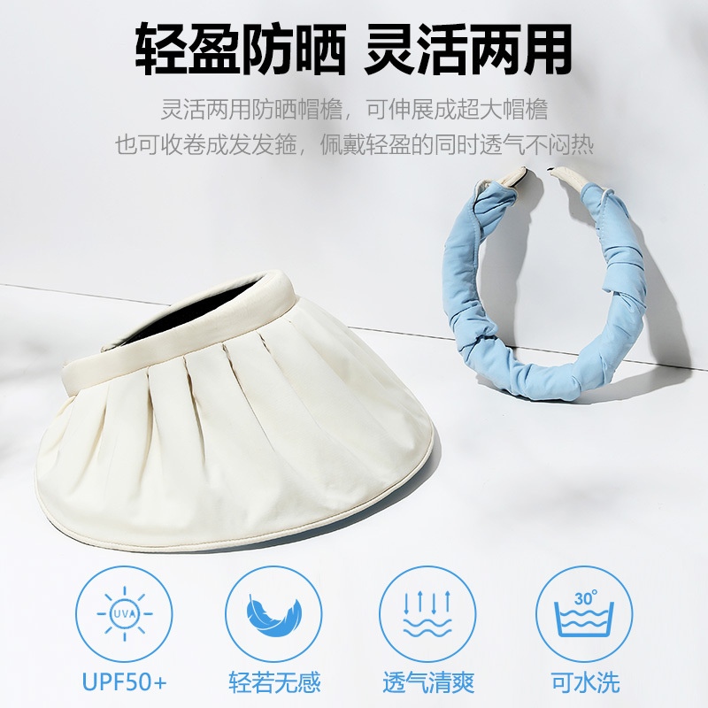 苏宁推荐神火贝壳帽女款夏季防紫外线遮阳防晒帽空顶全遮脸太阳帽子春秋天