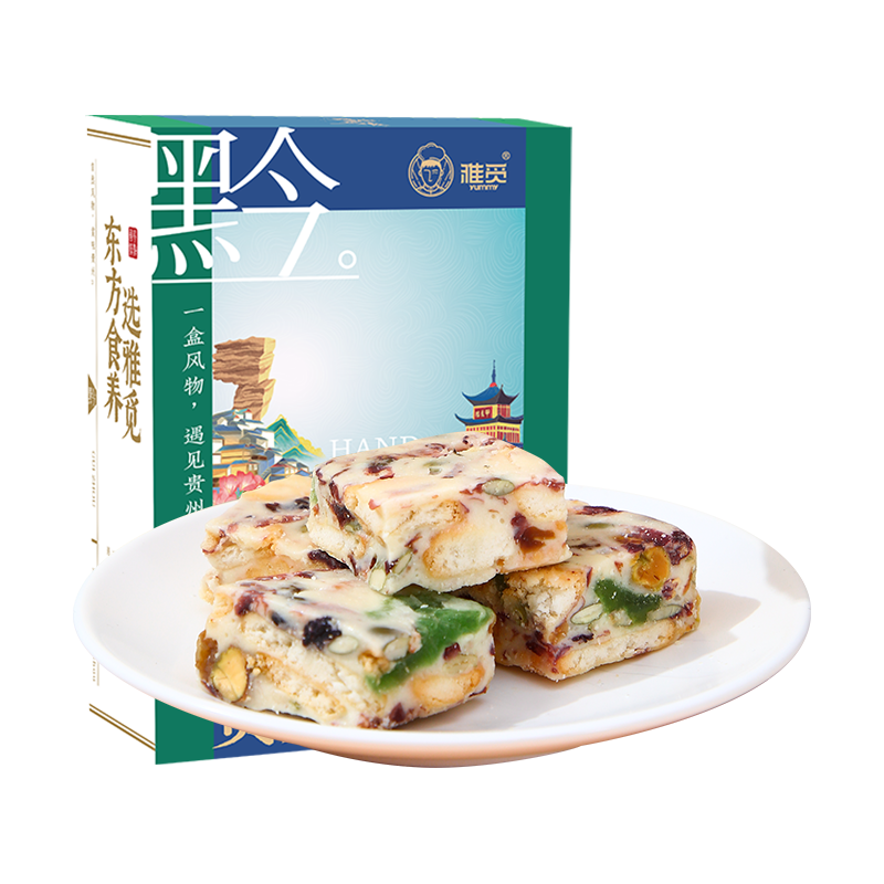雅觅 玫瑰蓝莓综合 雪花酥 300g/盒