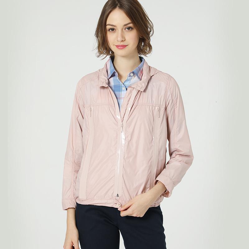 boton波顿秋季新款运动跑步休闲短款女装休闲外套帽衫