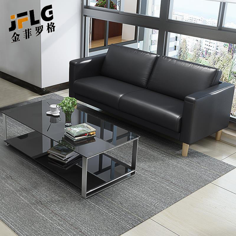 金菲罗格办公沙发时尚简约百搭皮艺沙发