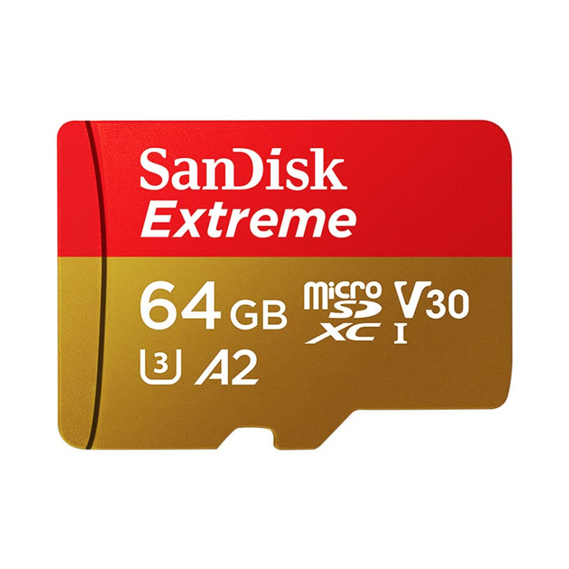 闪迪(Sandisk)64GB TF卡读160MB/s写60MB/s V30 U3 A2运动相机无人机手机内存卡支持4K