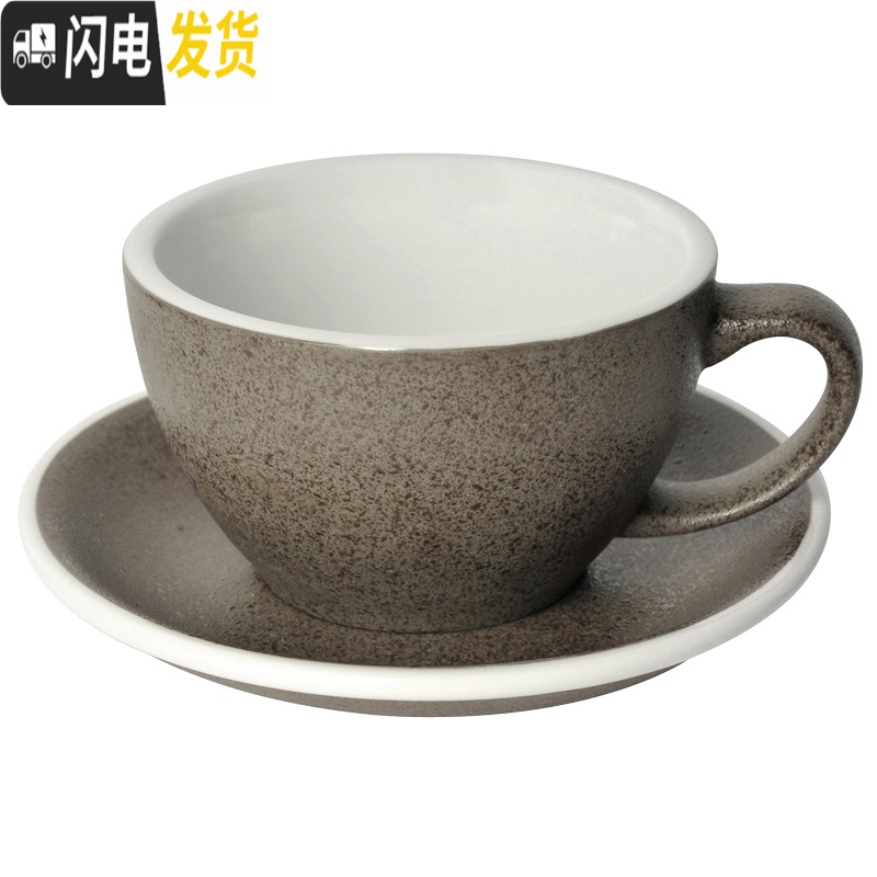 三维工匠咖啡杯家用拿铁杯陶瓷杯花式咖啡杯碟套装300马克杯高清大图