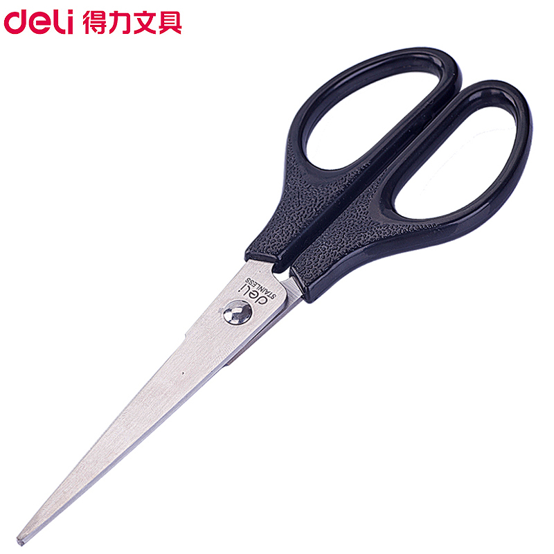 得力(deli)0603剪刀170mm(单位:把)办公家用生活剪刀 手工剪刀裁纸剪刀生活剪刀财务办公用品