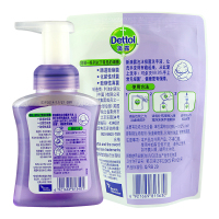滴露(Dettol)泡沫抑菌洗手液兰花香沁250ml+225ml特惠装 儿童洗手液 易冲洗