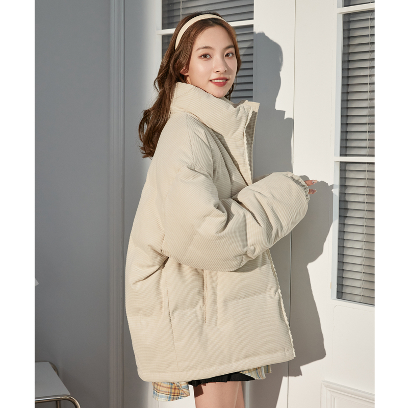 唐狮冬装新款羽绒服女一手长短款时尚冬季保暖厚外套设计感小众K