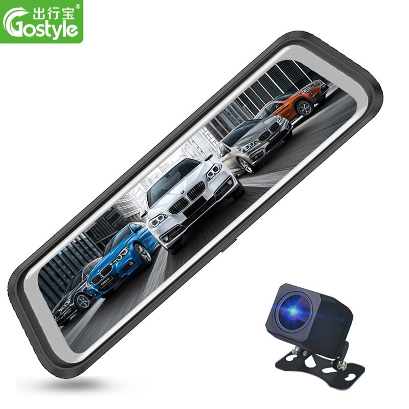 出行宝(gostyle)全屏电子流媒体行车记录仪 D72+ 1080p全高清录像