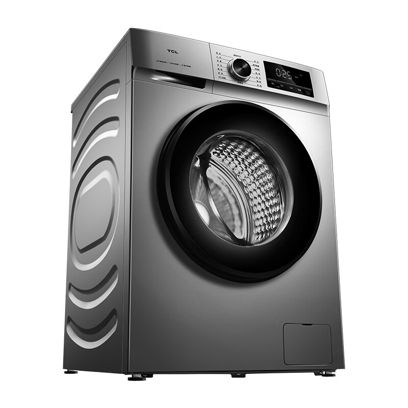 tclg100f1b极地灰10kg滚筒洗衣机台