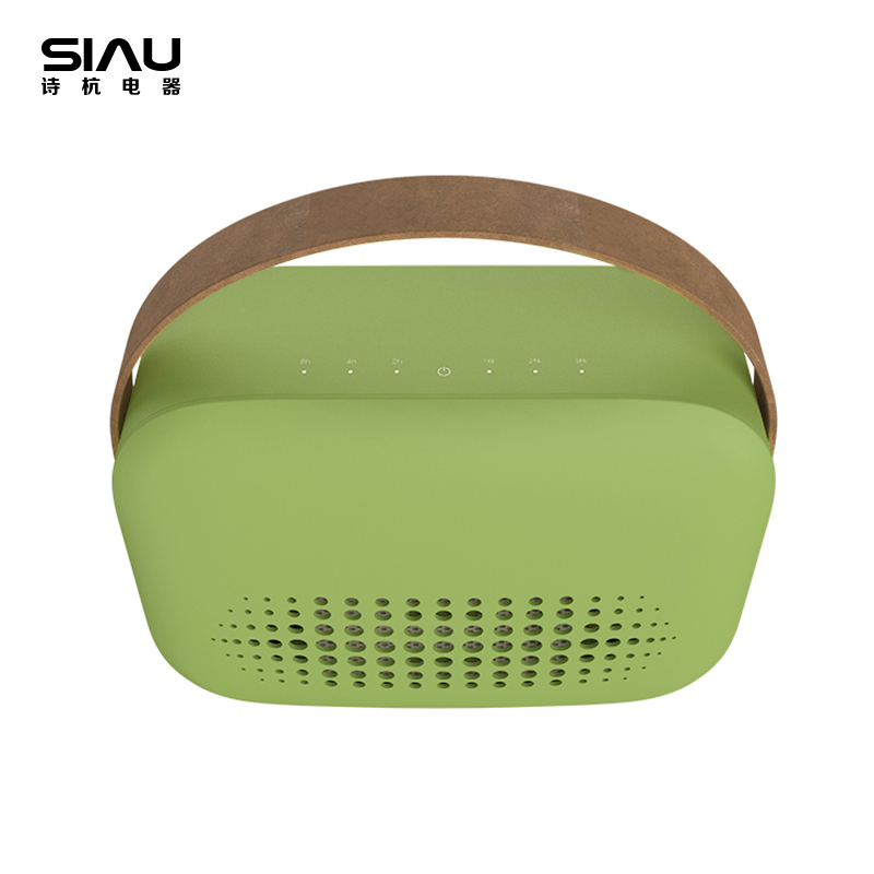 诗杭(SIAU)暖电暖风机小太阳电暖气暖器家用节能省电小型办公室桌面好物品取暖器-浅绿色