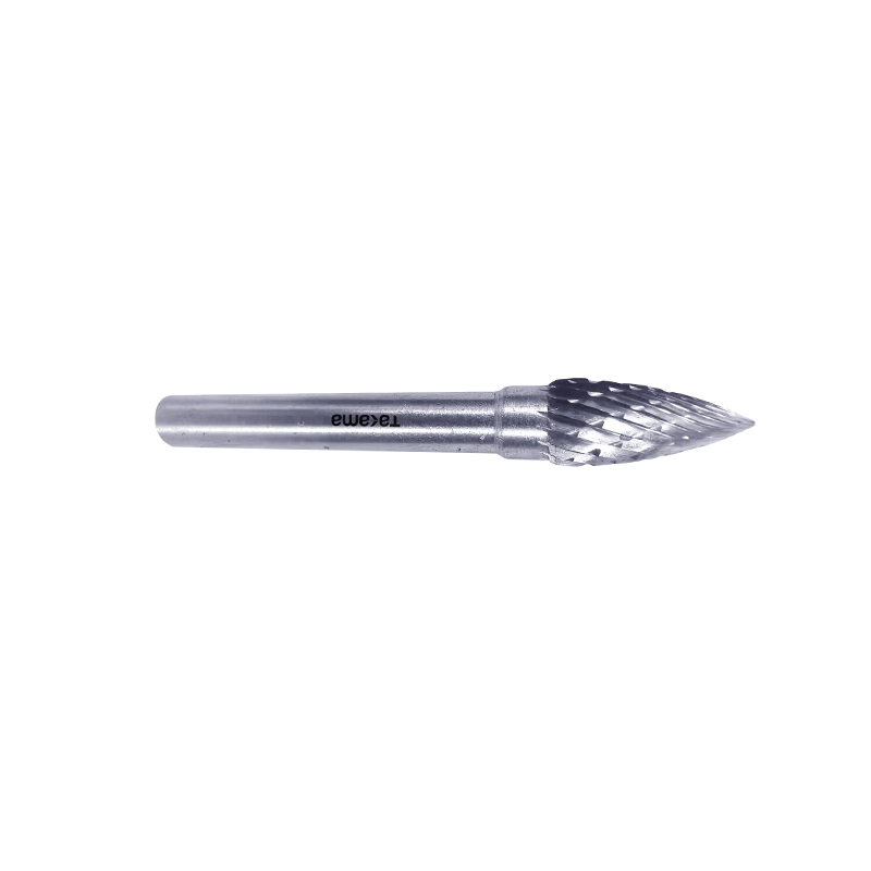 高松takama 硬质合金旋转锉双槽弧型尖头G型12*25*6mm904812 1支/盒