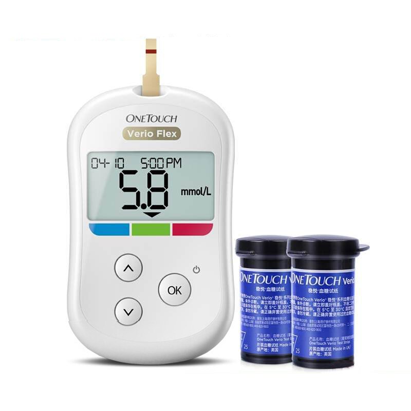 强生(Johnson) 稳捷血糖仪家用医用血糖测量仪 升级款智佳型血糖仪+100试纸