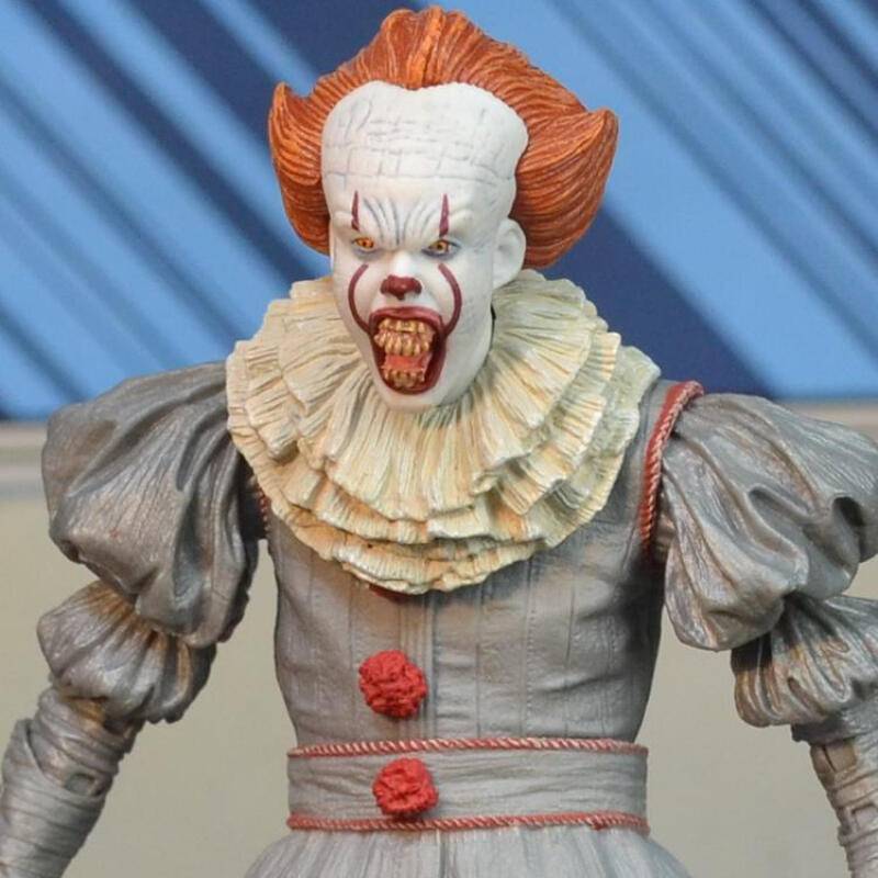 散货neca小丑回魂it小丑回魂7电影新版可动人偶模型手办摆件散货袋装
