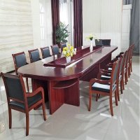 逐鹿中原会议桌长桌贴皮会议台洽谈桌TY-520会议桌10000*2400*760