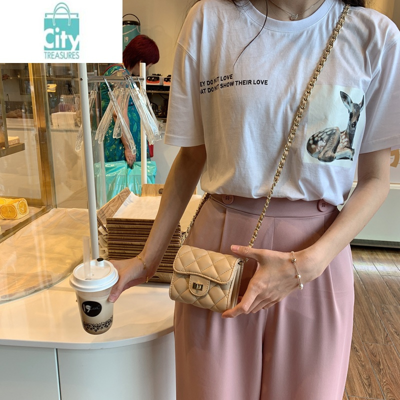 bangdou小香风菱格链条包包女2021新款斜挎包女百搭ins韩版夏天小包包