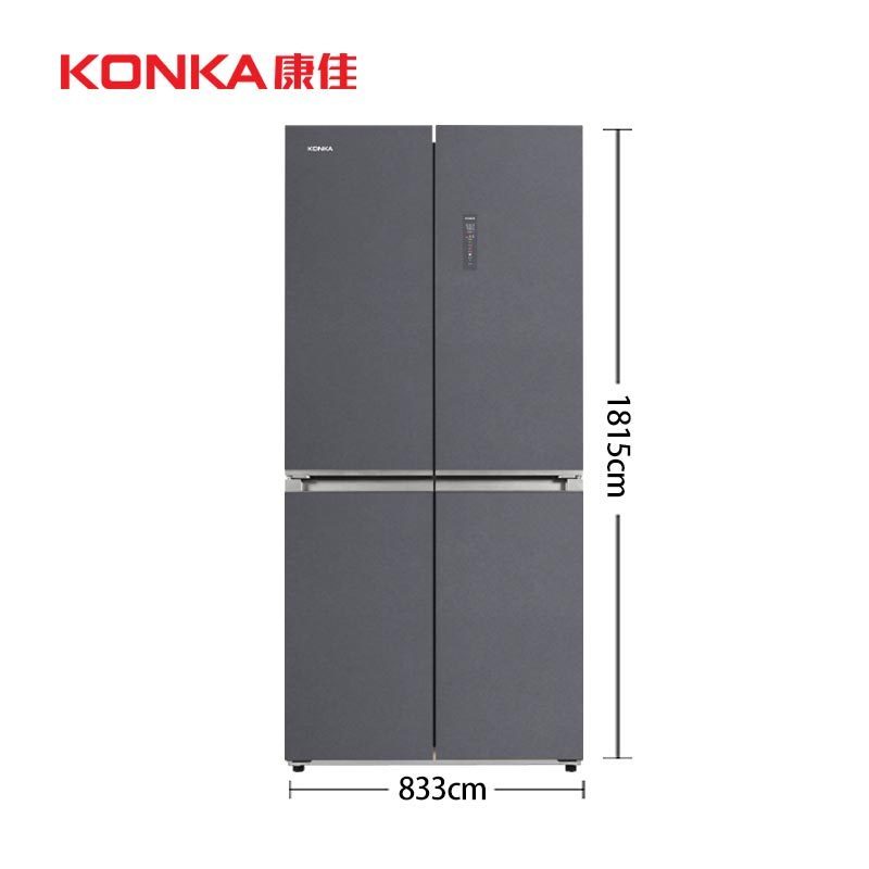 康佳(KONKA)464升玻璃十字电冰箱一级能效BCD-464WUP4-VP