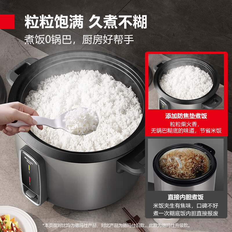德玛仕DEMASHI特大号电饭煲商用电饭锅食堂饭店保温蒸饭锅老式大容量家用 FR250-G