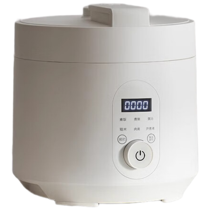 歐萊克 YBW2001B(3L电压力锅旋钮款(双胆 陶瓷釉+三层钢胆)陶白色DYLG00208) 电压力锅 迷你多功能